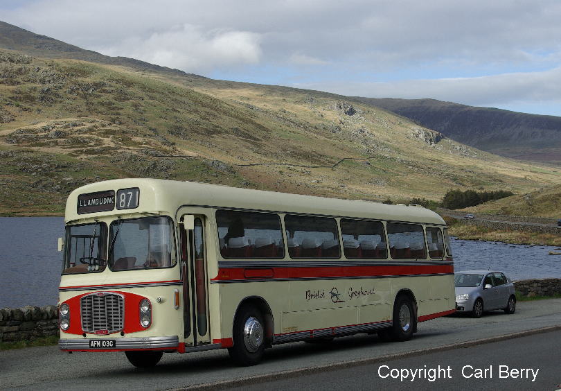 AFM103G, preserved as Bristol Omnibus 2157, in Ogwen Cottage on 2 May 2009